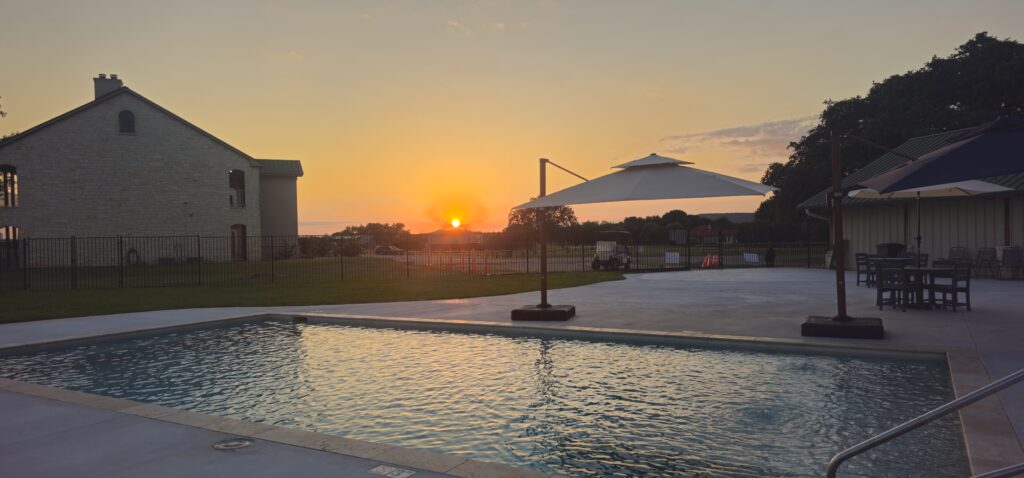 Resort-style pool at Legends Golf Course and Villas