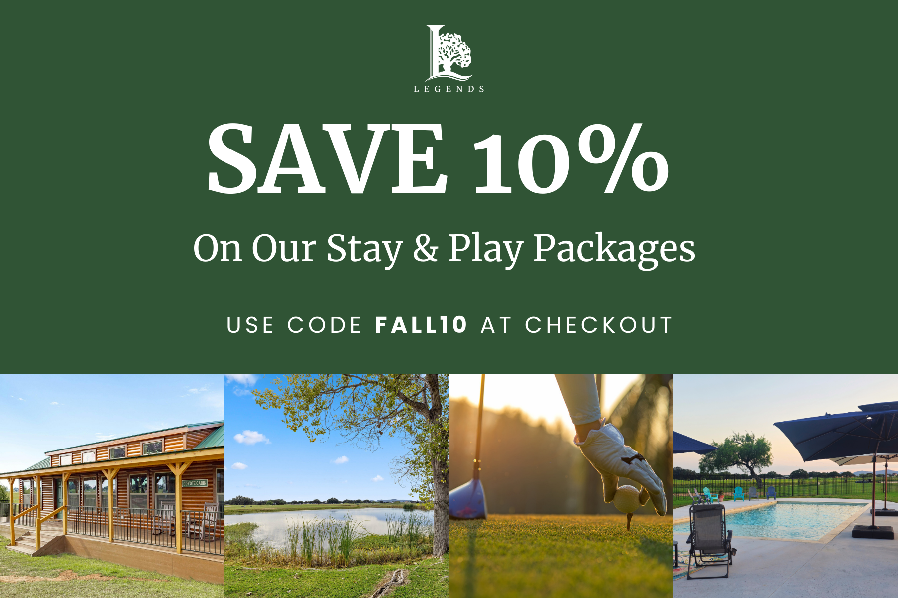 Legends Golf Course and Villas Fall 10% off