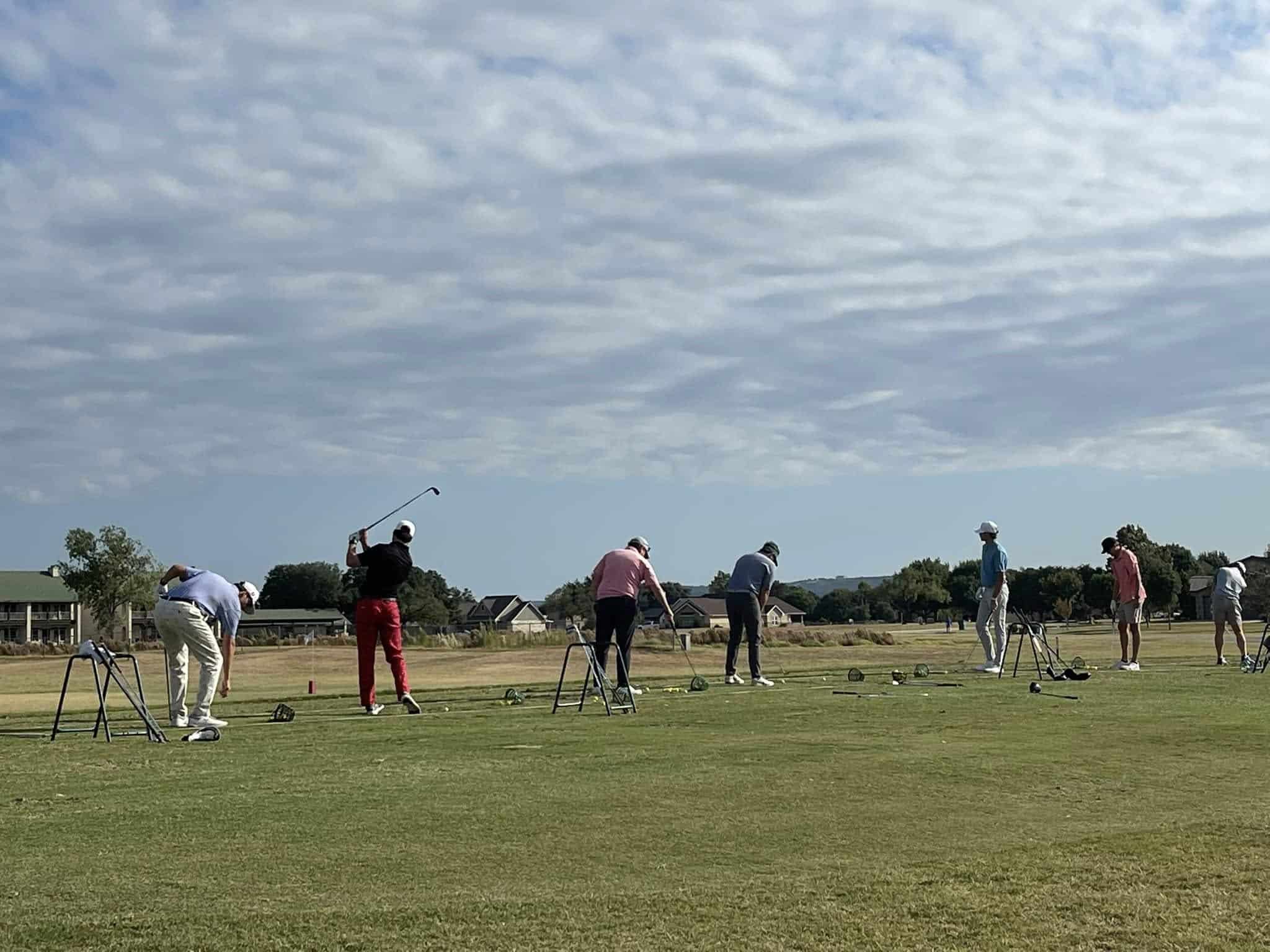 large driving range at legends golf course near austin texas