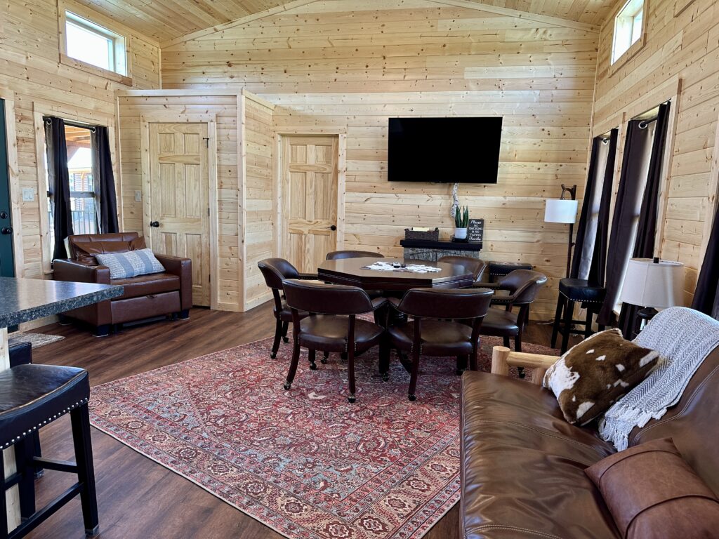 Guys Golf Drip and Poker Table in Longhorn Cabin at Legends Golf Course and Villas